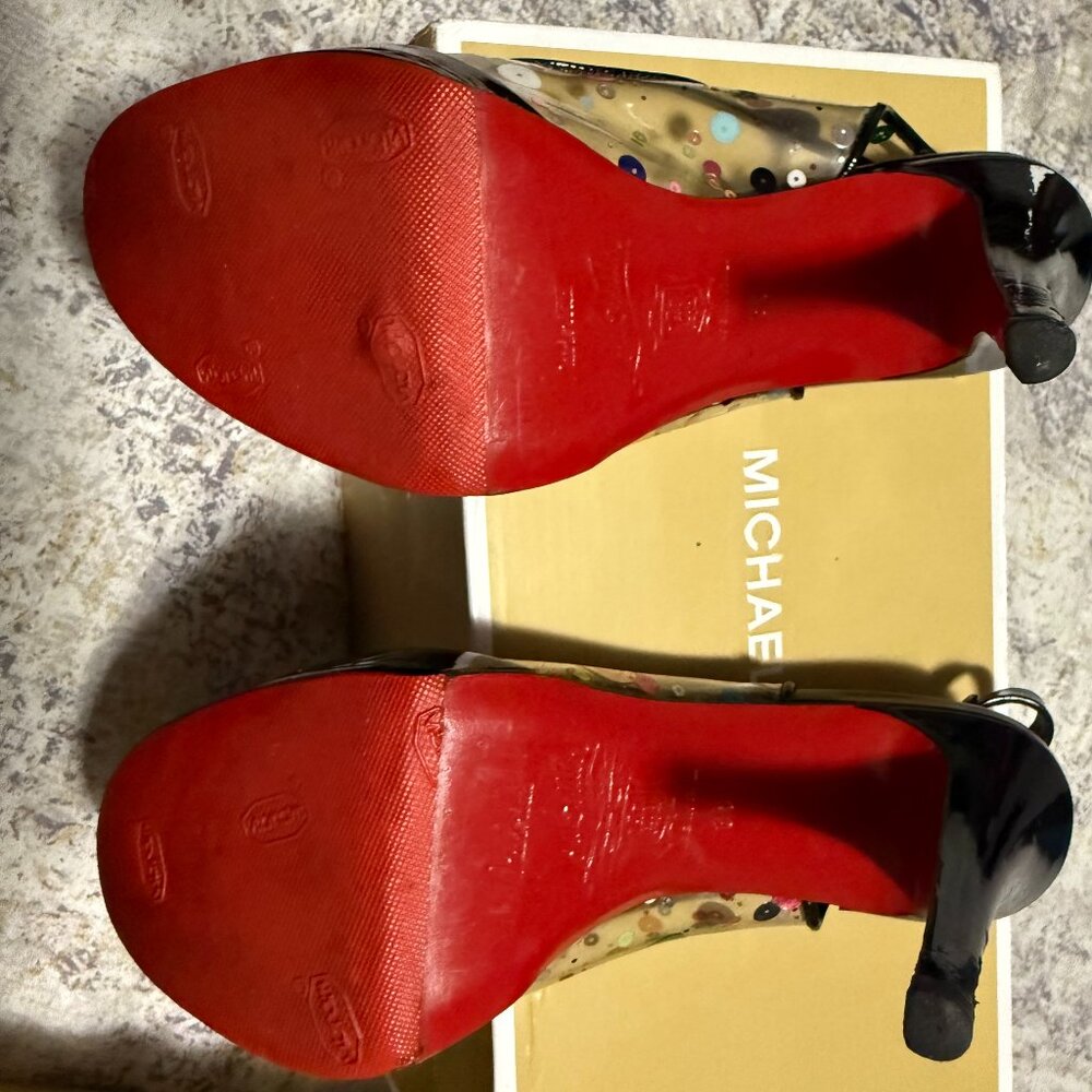 Christian Louboutin mini heal sling back sandals size 36Euro ( 6 US)